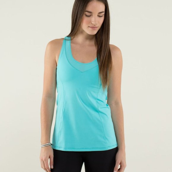 Lululemon Tone It Tank Angel Blue 6 - Picture 3 of 8